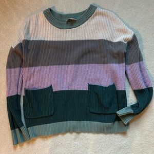 Color block sweater